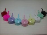 Mini panelinhas  de brigadeiro com tampas kit com 50 peças