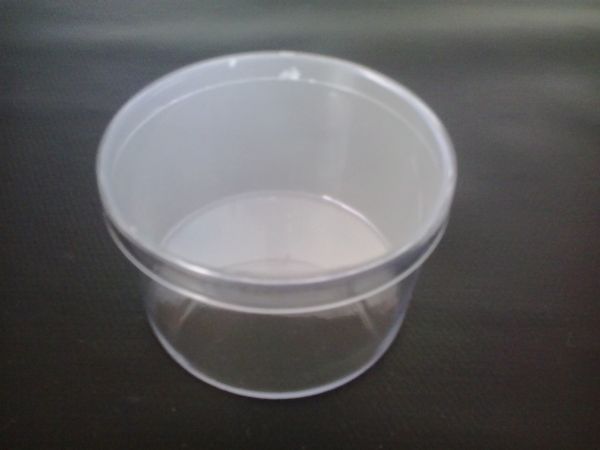 Caixinha acrílica redonda 6x4 cm - kit 50 peças
